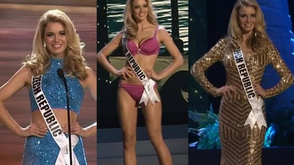 Video VIP zprávy: Tak tyhle modely předvedla Gábina Franková na Miss Universe
